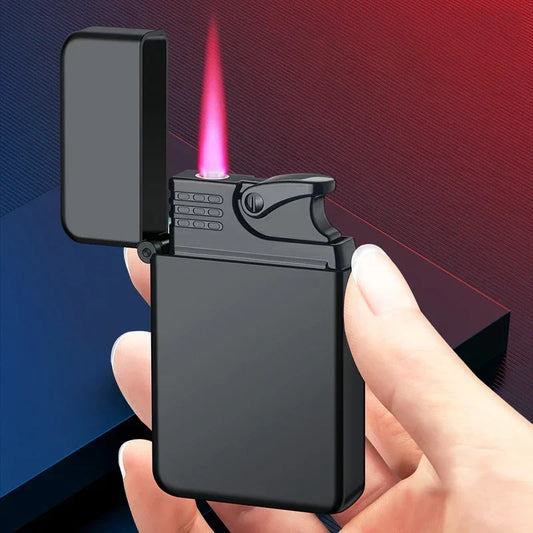 Briquet Tempête Dragon Rouge – Étanche & Coupe-vent en Métal