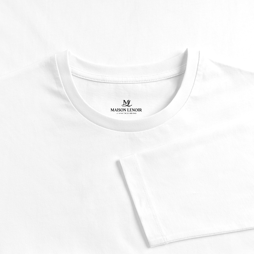 T-Shirt Manches Longues Maison Lenoir - white