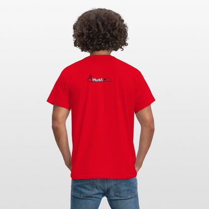 T-Shirt HustLab - red