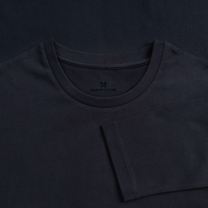 T-Shirt Manches Longues Maison Lenoir - navy