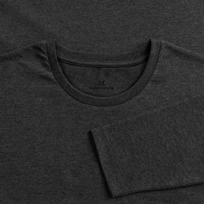 T-Shirt Manches Longues Maison Lenoir - heather anthracite