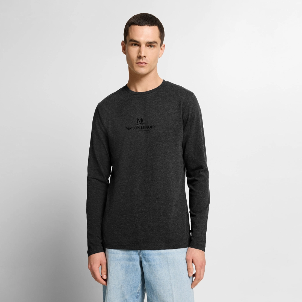 T-Shirt Manches Longues Maison Lenoir - heather anthracite
