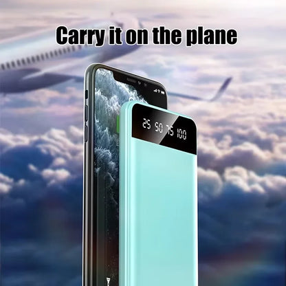 Power Bank 50000mAh – Batterie Externe USB Double Sortie avec Écran LED