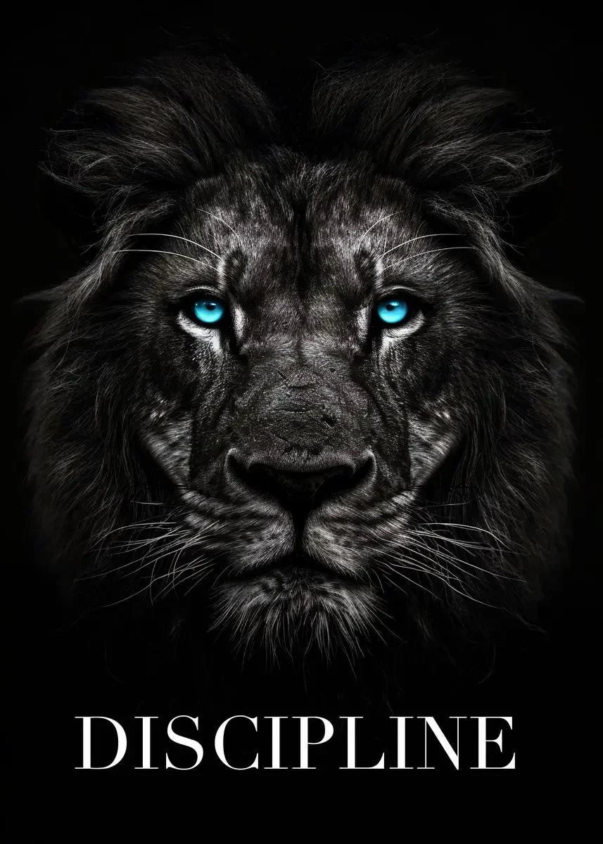 Poster Discipline | Focus et Détermination