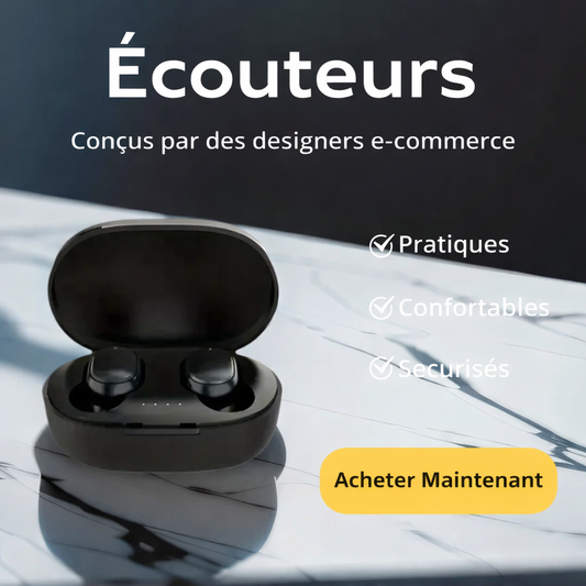 Écouteurs Bluetooth Sans Fil TWS A6S – Casque Intra-Auriculaire Stéréo avec Écran LED et Commandes Tactiles